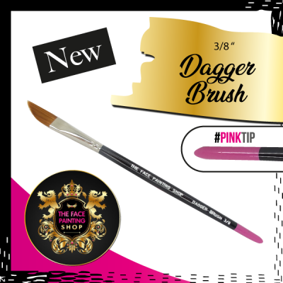 The Face Painting Shop 3-8 Inch Dagger Brush The Face Painting Shop 3-8 Inch Dagger Brush